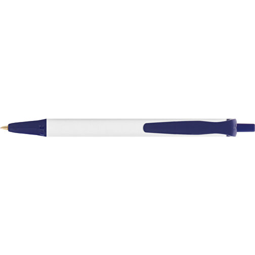 BIC® Clic Stic Mini Digital Kugelschreiber , BiC, weiss/marineblau, Kunststoff, 11,20cm x 1,20cm (Länge x Breite), Bild 3