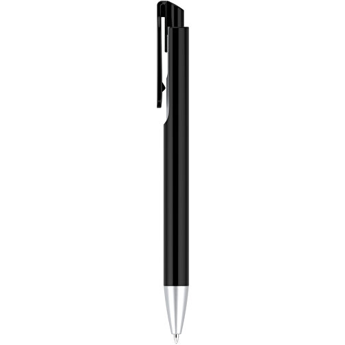 Kugelschreiber – Fanny , Promo Effects, schwarz, Kunststoff, 14,00cm x 1,10cm (Länge x Breite), Bild 2