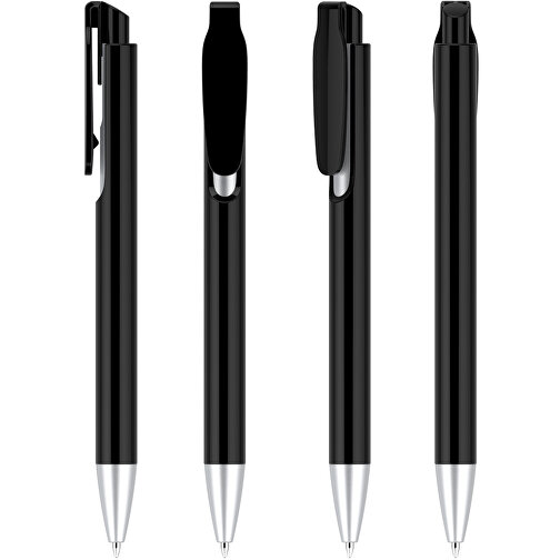Kugelschreiber – Fanny , Promo Effects, schwarz, Kunststoff, 14,00cm x 1,10cm (Länge x Breite), Bild 7