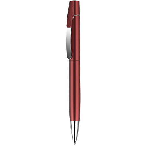 Kugelschreiber Lucky Metallic , Promo Effects, rot metallic, Kunststoff, 14,00cm x 1,10cm (Länge x Breite), Bild 1