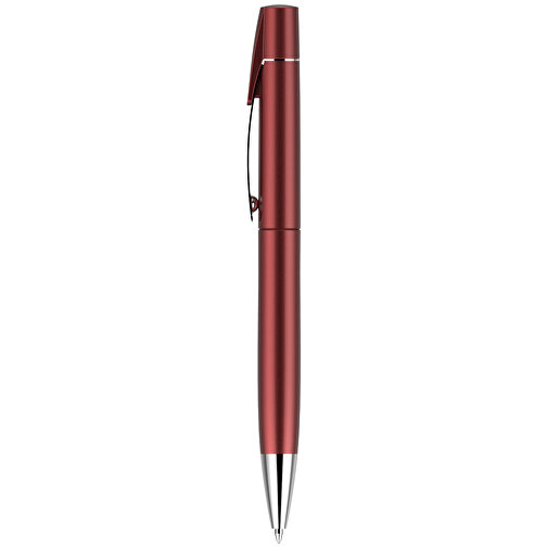 Kugelschreiber Lucky Metallic , Promo Effects, rot metallic, Kunststoff, 14,00cm x 1,10cm (Länge x Breite), Bild 2
