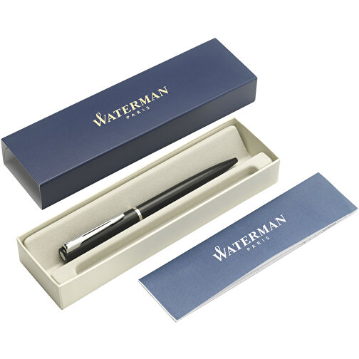 Waterman Allure Kugelschreiber , schwarz, Messing, 13,90cm (Länge), Bild 4