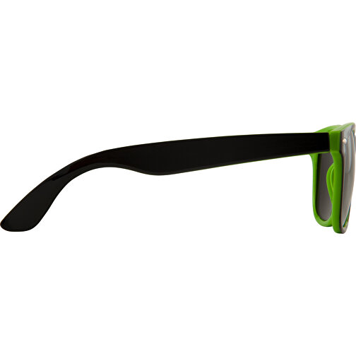 Sun Ray Sonnenbrille Mit Zweifarbigen Tönen , limone / schwarz, PC Kunststoff, 14,50cm x 5,00cm x 15,50cm (Länge x Höhe x Breite), Bild 4