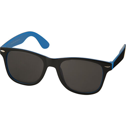 Sun Ray Sonnenbrille Mit Zweifarbigen Tönen , processblau / schwarz, PC Kunststoff, 14,50cm x 5,00cm x 15,50cm (Länge x Höhe x Breite), Bild 1