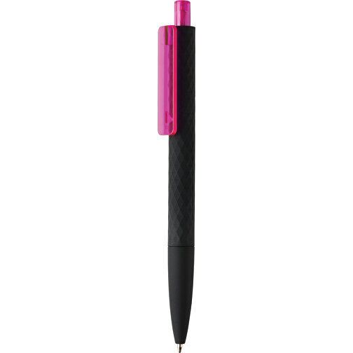 X3-Black Mit Smooth-Touch, Rosa , rosa, ABS, 14,00cm (Höhe), Bild 1