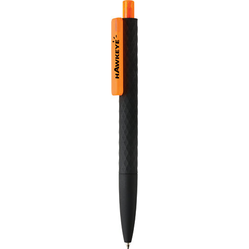 X3-Black Mit Smooth-Touch, Orange , orange, ABS, 14,00cm (Höhe), Bild 4