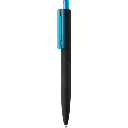 X3-Black Mit Smooth-Touch, Blau , blau, ABS, 14,00cm (Höhe), Bild 1