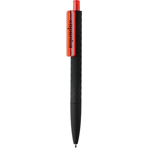 X3-Black Mit Smooth-Touch, Rot , rot, ABS, 14,00cm (Höhe), Bild 4
