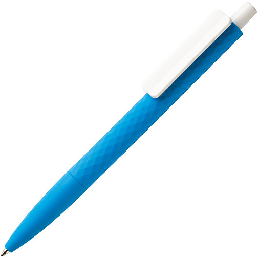 X3-Stift Mit Smooth-Touch, Blau , blau, ABS, 14,00cm (Höhe), Bild 2