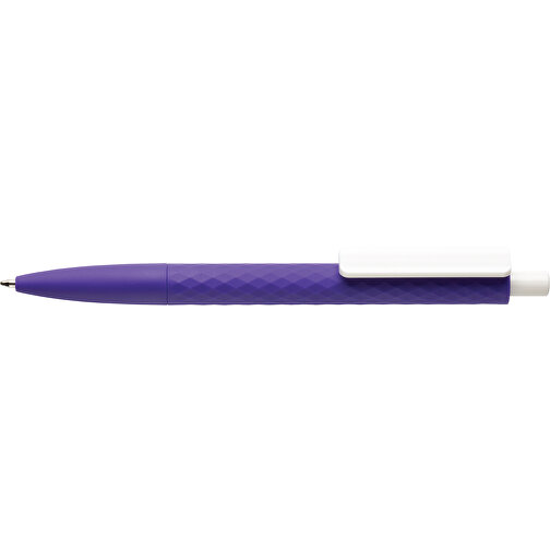 X3-Stift Mit Smooth-Touch, Lila , lila, ABS, 14,00cm (Höhe), Bild 3