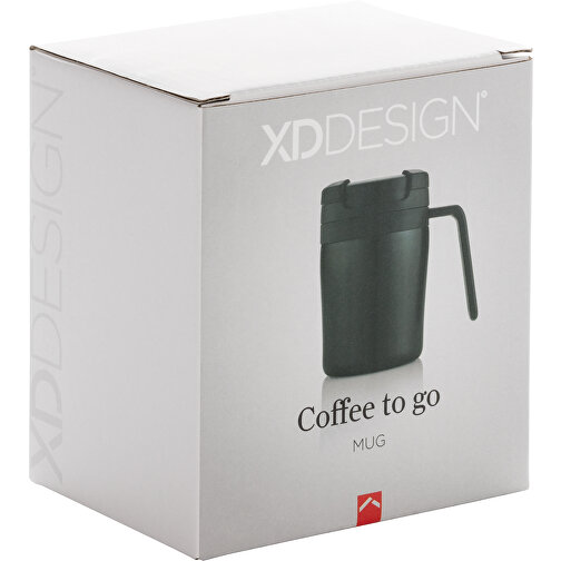 Coffee To Go Tasse, Schwarz , XD Design, schwarz, PP, 10,00cm (Höhe), Bild 4