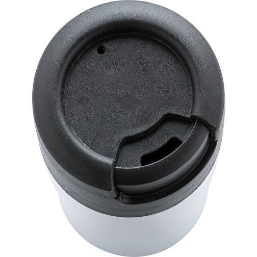 Coffee To Go Becher, Weiß , XD Design, weiß, PP, 10,00cm (Höhe), Bild 3