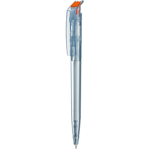 RECYCLED PET PEN Transparent SG , uma, orange, Kunststoff, 14,75cm (Länge), Bild 1