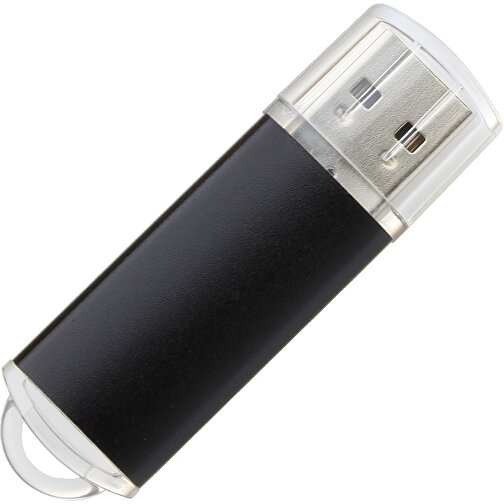 USB-Stick FROSTED 16GB , Promo Effects MB , schwarz MB , 16 GB , Kunststoff MB , 3 - 10 MB/s MB , 6,03cm x 1,80cm (Länge x Breite), Bild 1