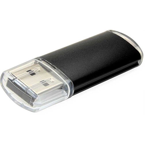USB-Stick FROSTED 16GB , Promo Effects MB , schwarz MB , 16 GB , Kunststoff MB , 3 - 10 MB/s MB , 6,03cm x 1,80cm (Länge x Breite), Bild 2