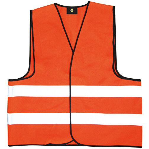 Warnweste EN ISO 20471:2013 , orange, 100% Polyester, XL, , Bild 1