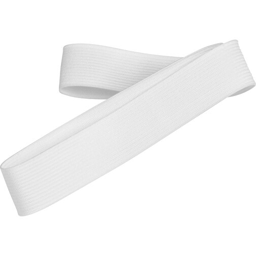 Hutband PUT AROUND , weiß, Polyester, 63,00cm x 2,50cm (Länge x Breite), Bild 1