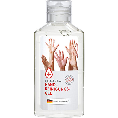 Gel limpiador de manos, 50 ml, Body Label (R-PET), Imagen 1
