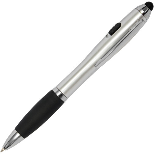 Kugelschreiber SWAY LUX , silber, Kunststoff / Metall, 14,10cm (Länge), Bild 2