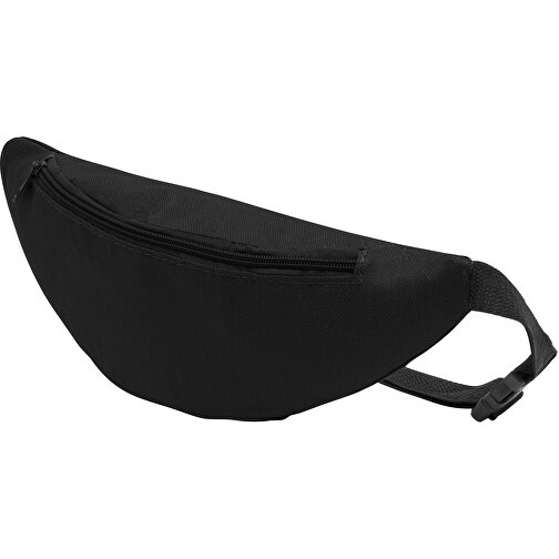 Gürteltasche BELLY , schwarz, 600D Polyester, 35,50cm x 15,00cm x 5,50cm (Länge x Höhe x Breite), Bild 2