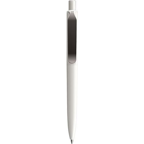 Prodir DS8 PSP Push Kugelschreiber , Prodir, weiß/graphit, Kunststoff/Metall, 14,10cm x 1,50cm (Länge x Breite), Bild 1