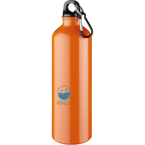 Oregon 770 Ml Aluminium Trinkflasche Mit Karabinerhaken , orange, Aluminium, 25,00cm (Höhe), Bild 3