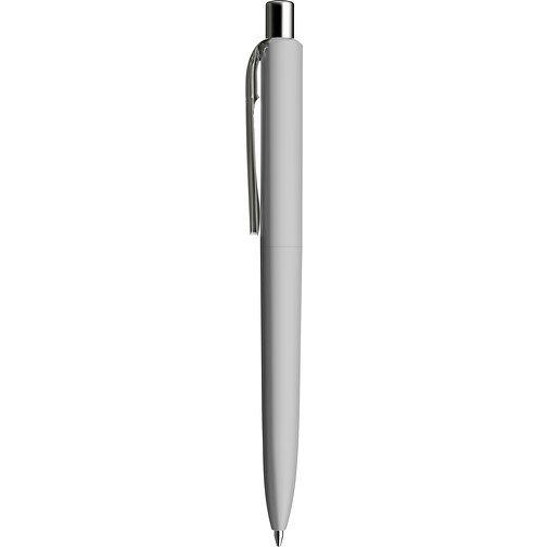Prodir DS8 PRR Push Kugelschreiber , Prodir, delfingrau/silber poliert, Kunststoff/Metall, 14,10cm x 1,50cm (Länge x Breite), Bild 2