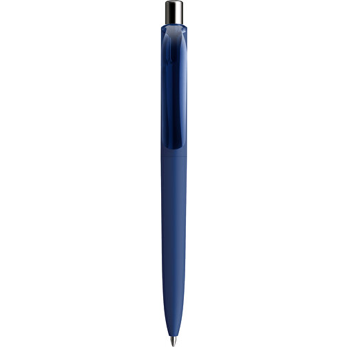 Prodir DS8 PRR Push Kugelschreiber , Prodir, sodalithblau/silber poliert, Kunststoff/Metall, 14,10cm x 1,50cm (Länge x Breite), Bild 1