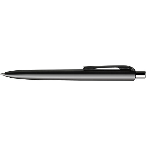 Prodir DS8 PPP Push Kugelschreiber , Prodir, schwarz/silber poliert, Kunststoff/Metall, 14,10cm x 1,50cm (Länge x Breite), Bild 5