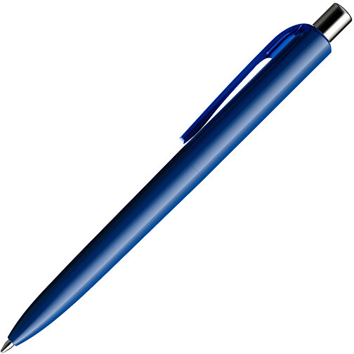 Prodir DS8 PPP Push Kugelschreiber , Prodir, marineblau/silber poliert, Kunststoff/Metall, 14,10cm x 1,50cm (Länge x Breite), Bild 4