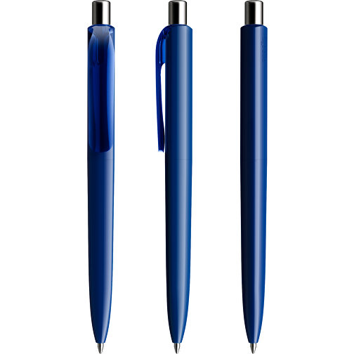 Prodir DS8 PPP Push Kugelschreiber , Prodir, marineblau/silber poliert, Kunststoff/Metall, 14,10cm x 1,50cm (Länge x Breite), Bild 6