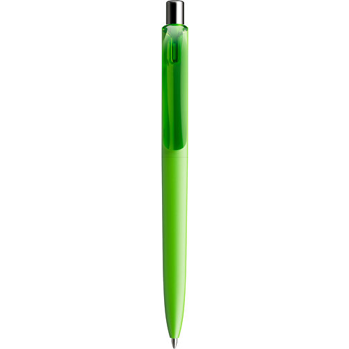 Prodir DS8 PMM Push Kugelschreiber , Prodir, grün/silber poliert, Kunststoff/Metall, 14,10cm x 1,50cm (Länge x Breite), Bild 1