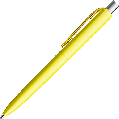 Prodir DS8 PMM Push Kugelschreiber , Prodir, lemon/silber satiniert, Kunststoff/Metall, 14,10cm x 1,50cm (Länge x Breite), Bild 4