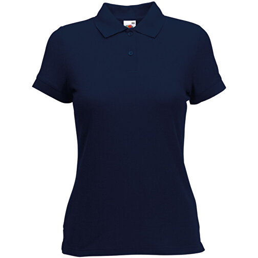 Lady-Fit 65/35 Polo , Fruit of the Loom, deep navy, 35 % Baumwolle / 65 % Polyester, XL, , Bild 1