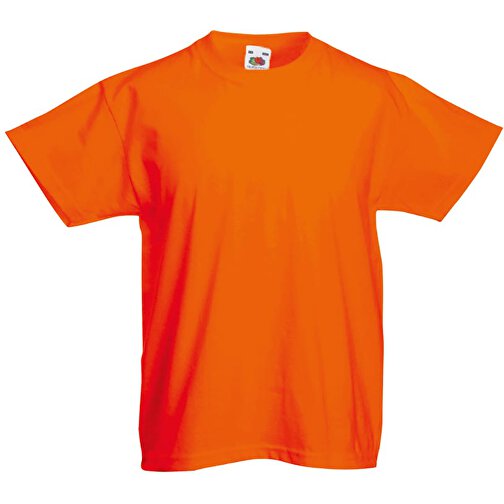 Kids Valueweight T-Shirt , Fruit of the Loom, orange, 100 % Baumwolle, 128, , Bild 1