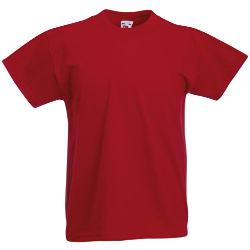 Kids Valueweight T-Shirt , Fruit of the Loom, burgund, 100 % Baumwolle, 152, , Bild 1