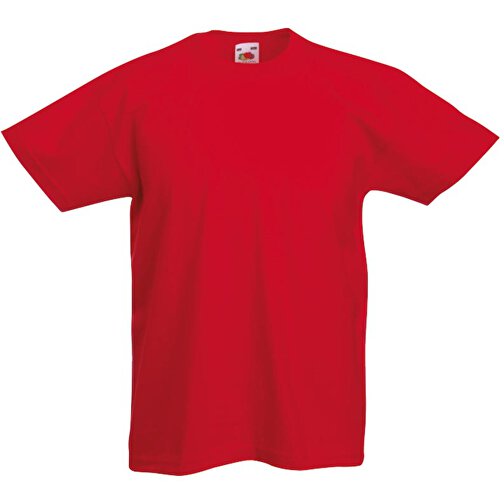Kids Valueweight T-Shirt , Fruit of the Loom, rot, 100 % Baumwolle, 164, , Bild 1