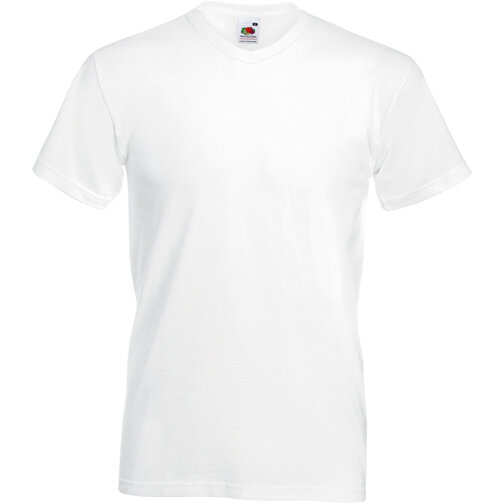 Value V-Neck T-Shirt , Fruit of the Loom, weiss, 100 % Baumwolle, 2XL, , Bild 1