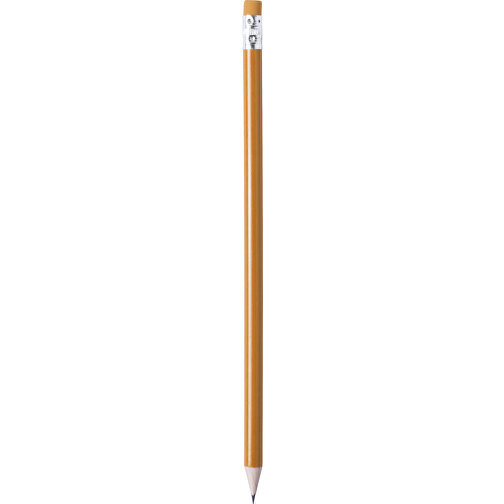 Bleistift MELART , orange, Holz, 18,60cm (Breite), Bild 1