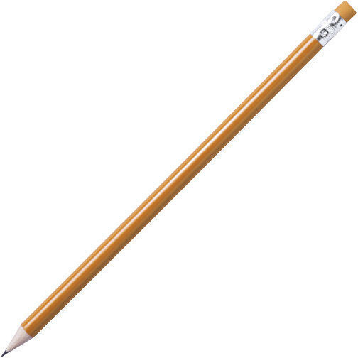 Bleistift MELART , orange, Holz, 18,60cm (Breite), Bild 2