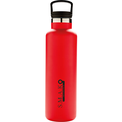 Auslaufsichere Vakuumflasche, Rot , rot, Edelstahl, 27,50cm (Höhe), Bild 5