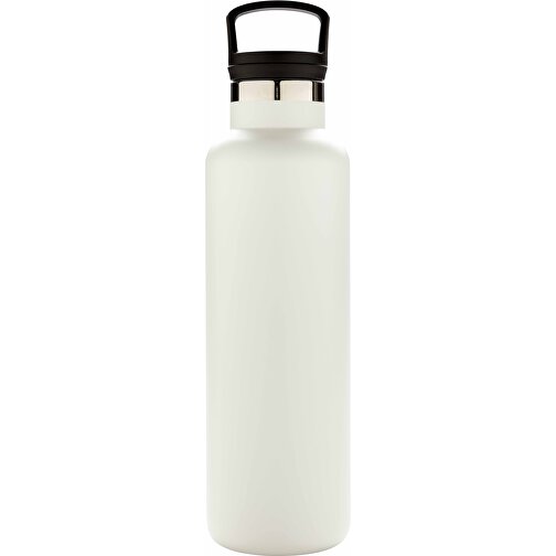 Auslaufsichere Vakuumflasche, Off White , off white, Edelstahl, 27,50cm (Höhe), Bild 1