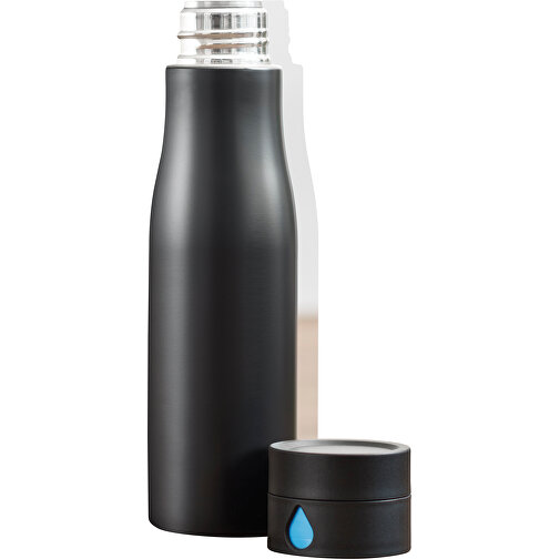 Aqua Auslaufsichere Hydration Flasche , XD Design, schwarz, Edelstahl, ABS, 20,90cm (Höhe), Bild 8