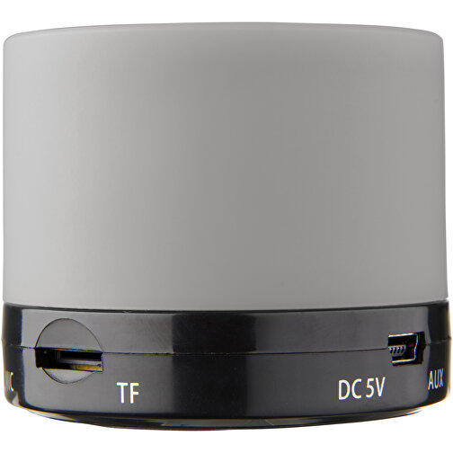 Duck Zylinder Bluetooth® Lautsprecher Mit Gummierter Oberfläche , grau, ABS Kunststoff, 5,00cm (Höhe), Bild 4