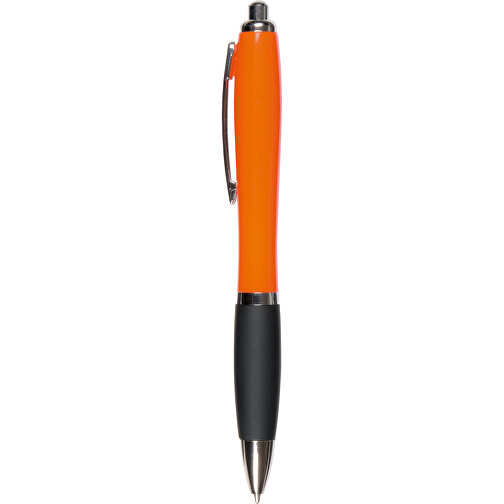 Kugelschreiber SWAY , orange, schwarz, Kunststoff / Stahl, 14,00cm (Länge), Bild 1