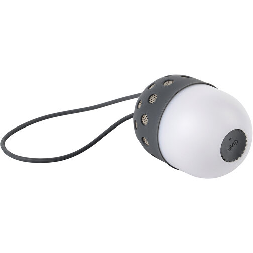 Wireless-Lautsprecher FIREFLY , grau, weiss, Kunststoff / Silikon, 8,70cm (Höhe), Bild 2