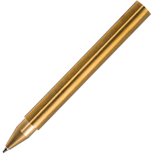 Kugelschreiber CLIC CLAC-PONTEVEDRA , ClicClac, goldfarben, Messing, 112,00cm x 11,00cm x 11,00cm (Länge x Höhe x Breite), Bild 1