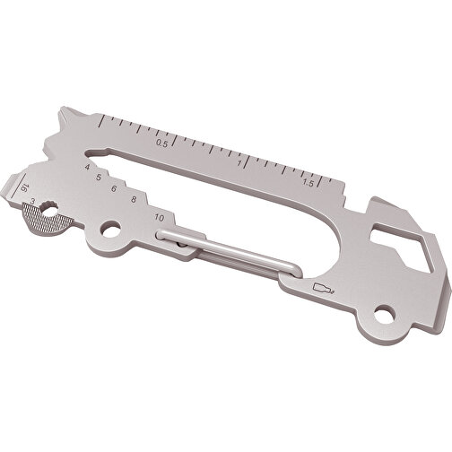 ROMINOX® Key Tool // Truck - 22 Features (LKW) , Edelstahl, 7,10cm x 0,23cm x 2,50cm (Länge x Höhe x Breite), Bild 6