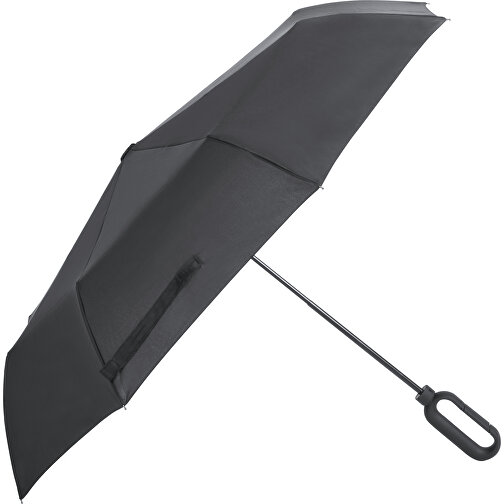Regenschirm BROSMON , schwarz, Pongee, , Bild 2