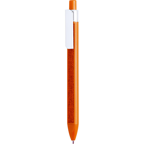 Kugelschreiber TEINS , orange, 14,20cm (Breite), Bild 1